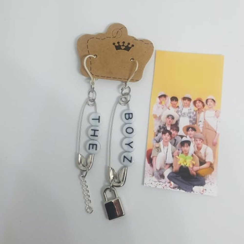 Kpop The Boyz Dangle Earrings - The B - Kpop Merchandise